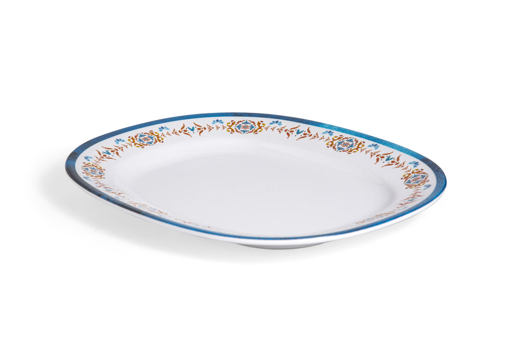 Sofia Melamine Rectangular Dinner Plate 35x28cm