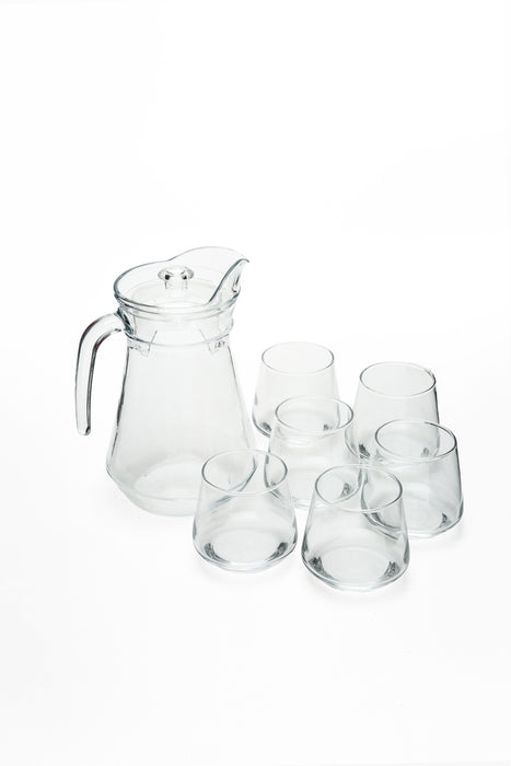 Lilly 7pc Glass Water Set