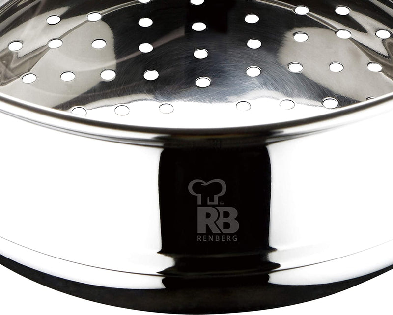 RENBERG STEAM CHEF STAINLESS STAINLESS STEEL STEAMER 24.X9.5 CM