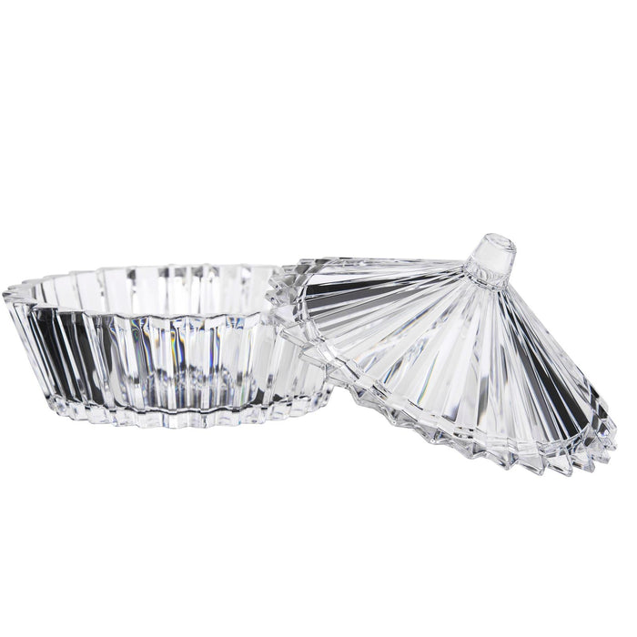 Acrylic Sun Shape Medium Candy Bowl With Lid