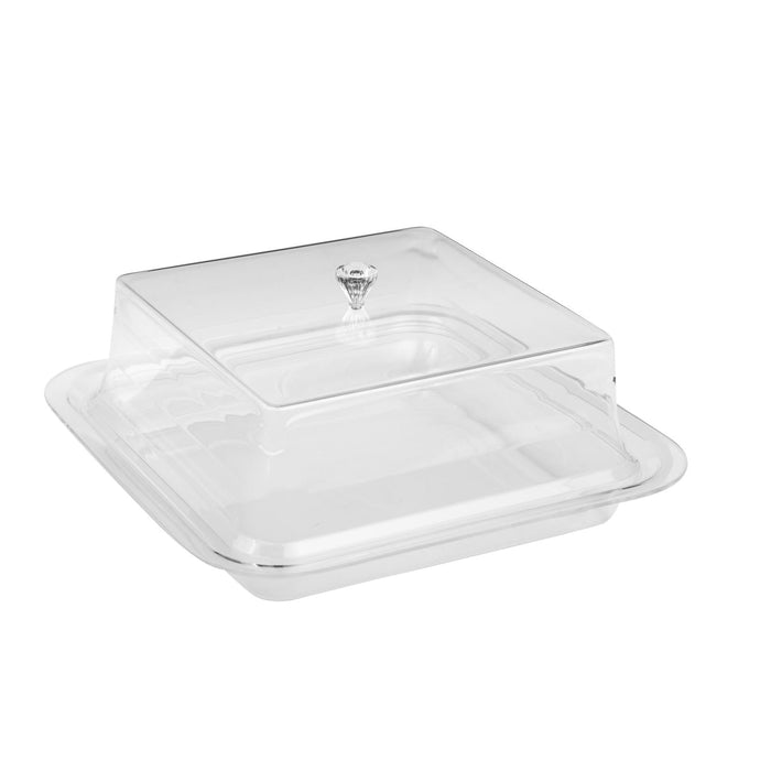 Acrylic Square Cheese Dome Medium