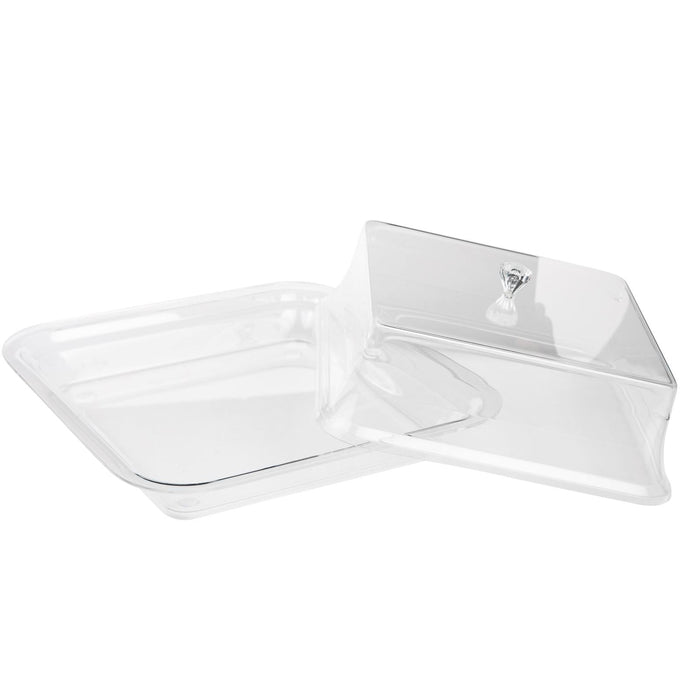 Acrylic Square Cheese Dome Medium