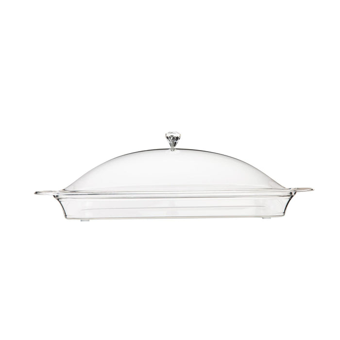 Acrylic Rectangle Cheese Dome Medium