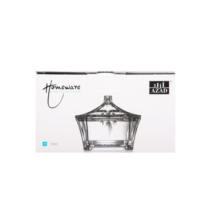 Acrylic Tent Shape Candy Bowl With Lid
