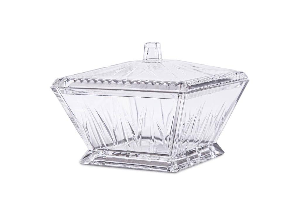 Acrylic Crockery Candy Bowl With Lid