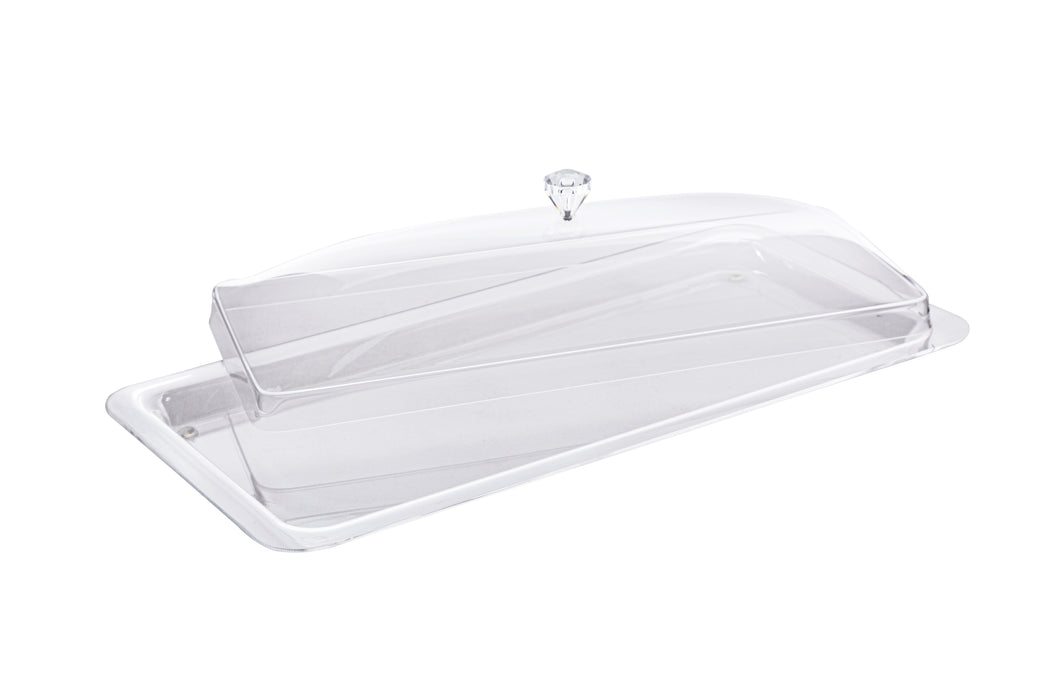 Acrylic Rectangle Cheese Dome Small