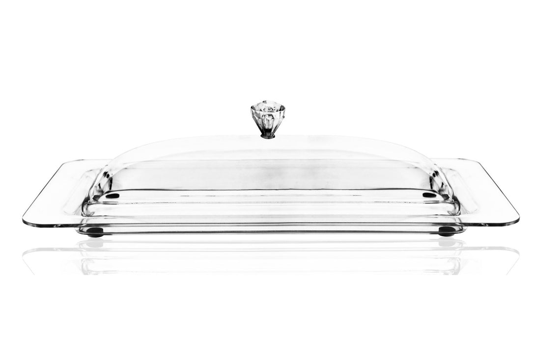 Acrylic Rectangle Cheese Dome Large