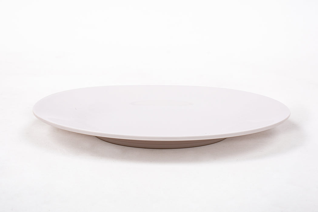 White Melamine Dinner Plate 8 Inch