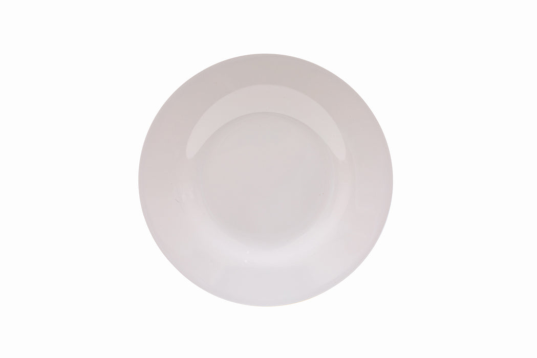 White Melamine Dinner Plate 8 Inch