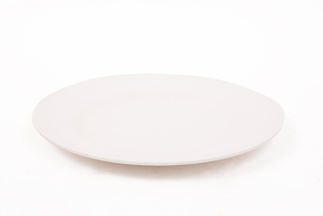 White Melamine Dinner Plate 10 Inch