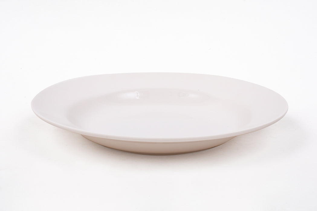 White Melamine Soup Plate 9 Inch