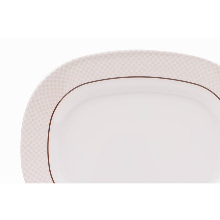 Mystic Gold Melamine Oval Plate 12 Inch