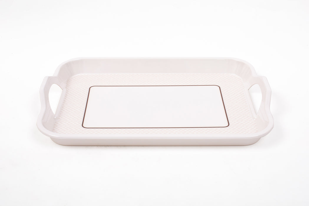 Mystic Gold Melamine Tray 15 Inch
