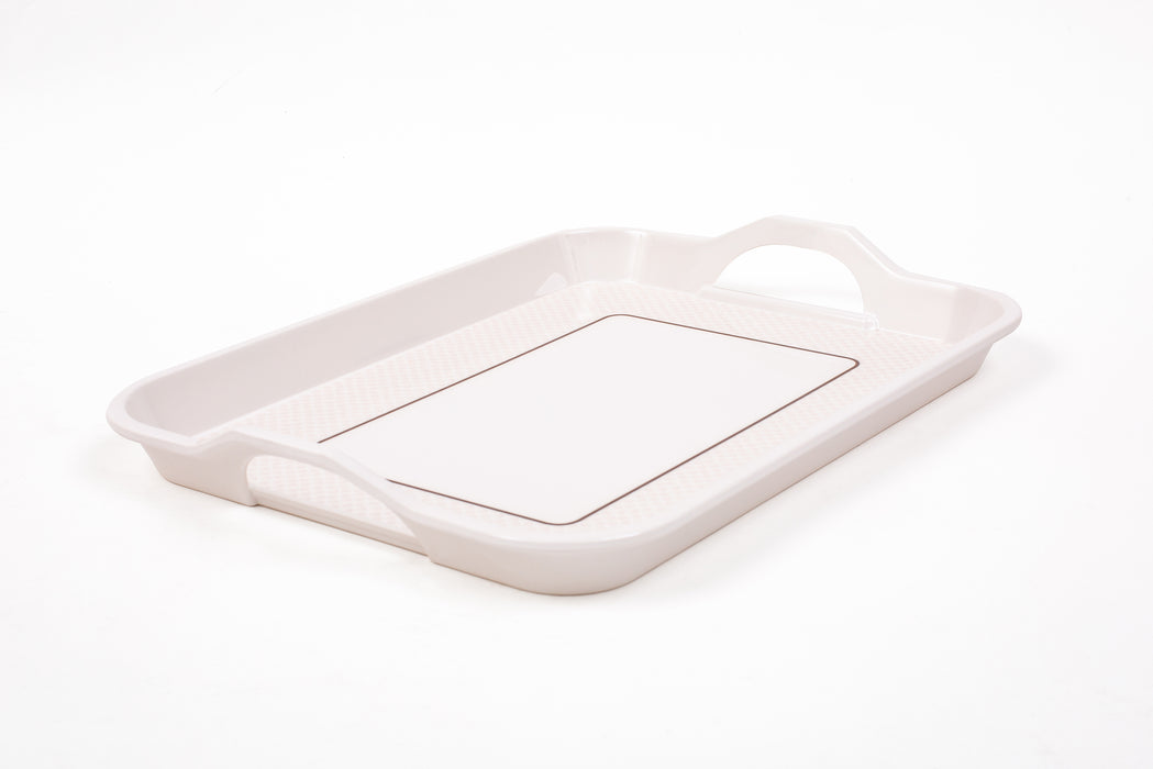 Mystic Gold Melamine Tray 15 Inch