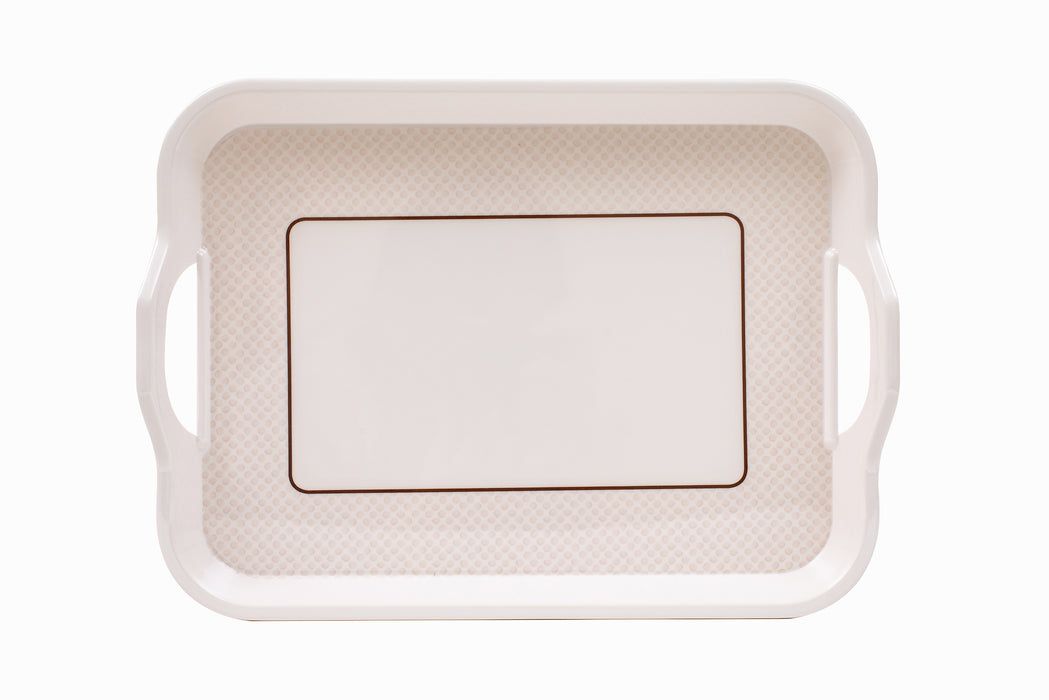 Mystic Gold Melamine Tray 15 Inch
