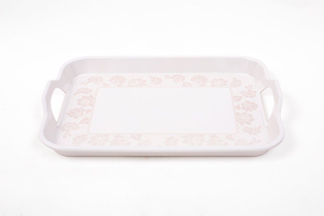 Golden Lilly Melamine Tray 17.50 Inch