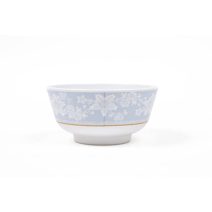 Pebble Flower Melamine Rice Bowl 4.5 Inch