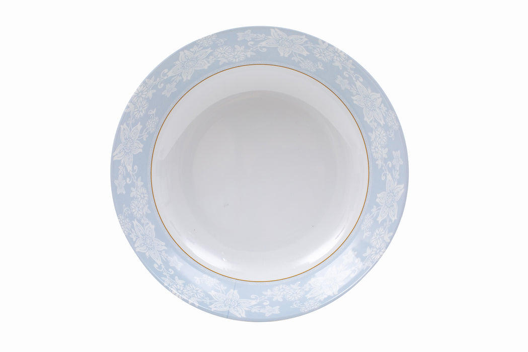Pebble Flower Melamine Soup Bowl 8.5 Inch