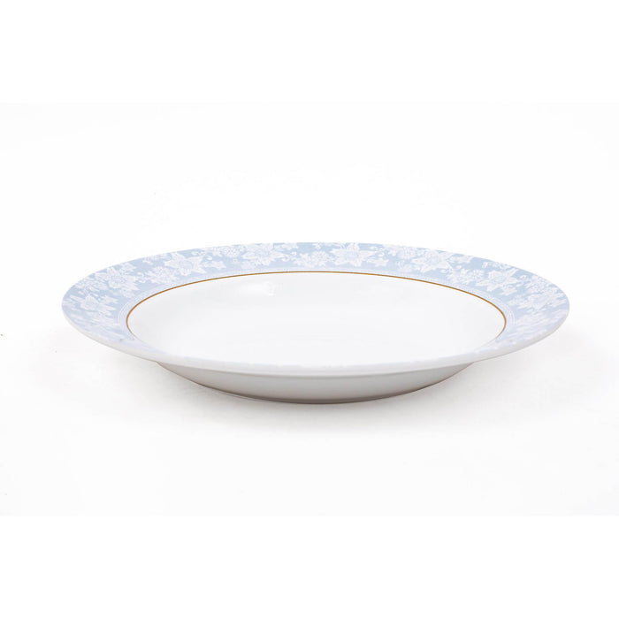 Pebble Flower Melamine Soup Plate 9 Inch
