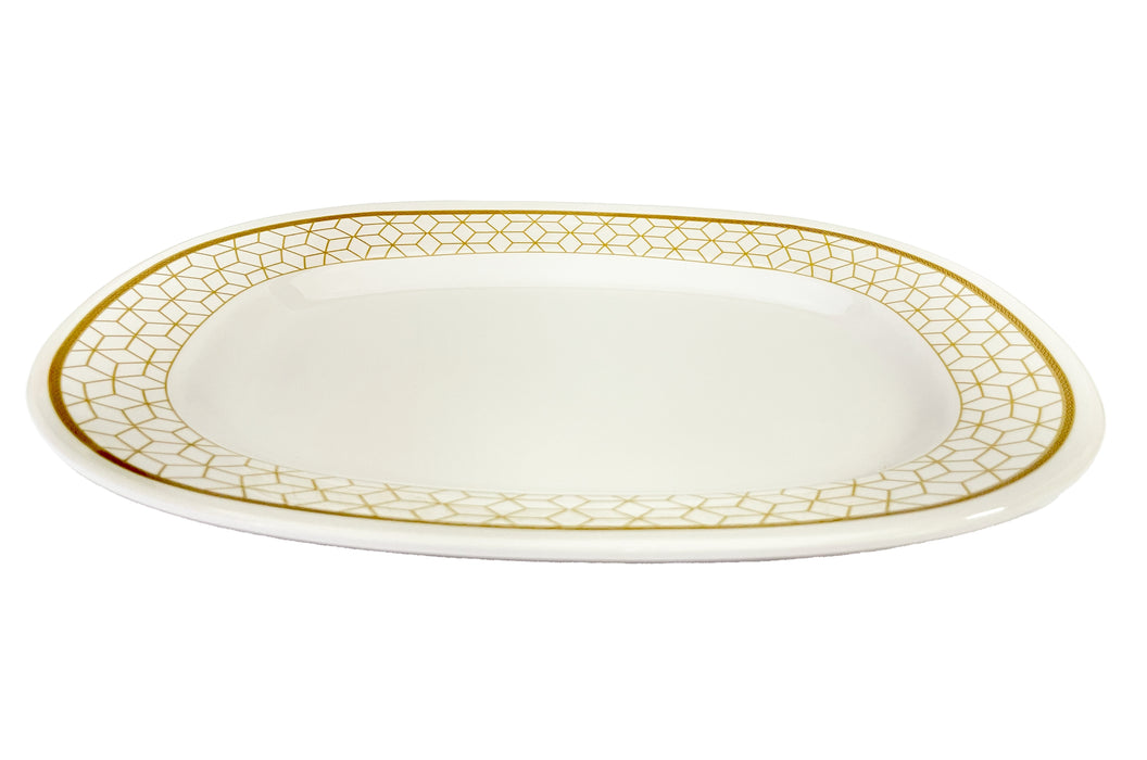 Alvin Melamine Oval Plate 12 Inch