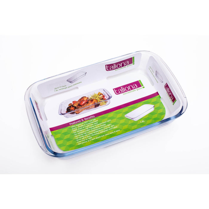 Rectangle Glass Bakeware 1.6l