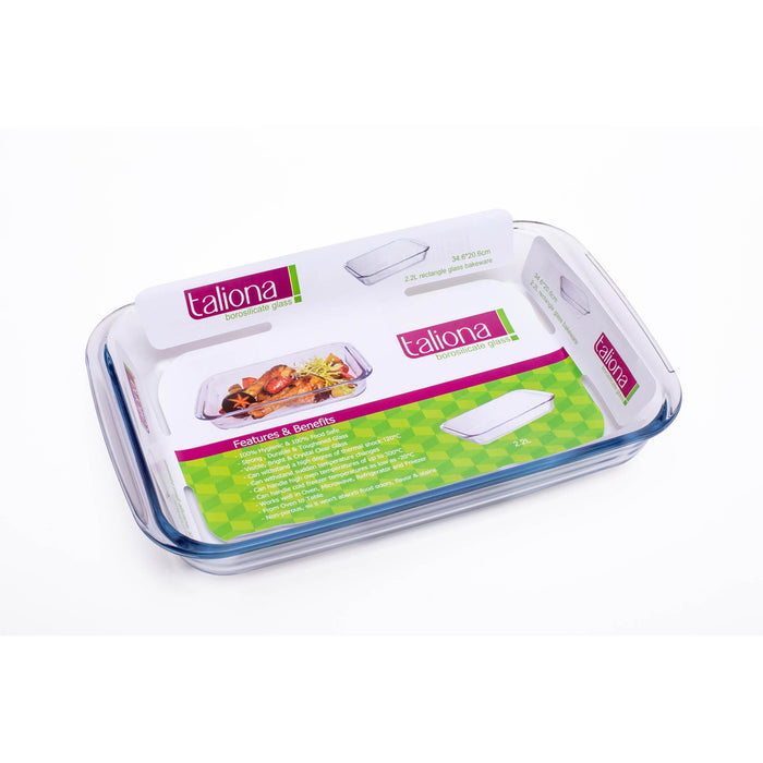 Rectangle Glass Bakeware 2.2l