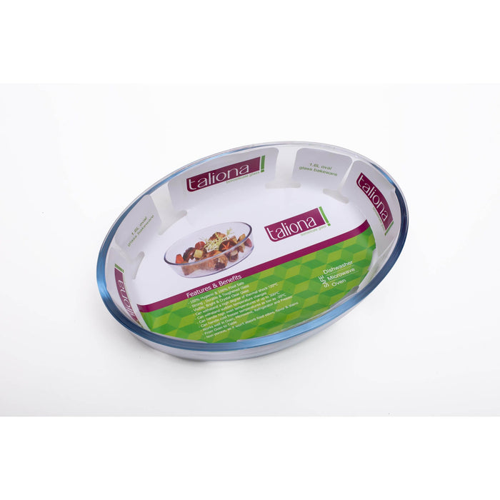 Oval Glass Bakeware 1.6l