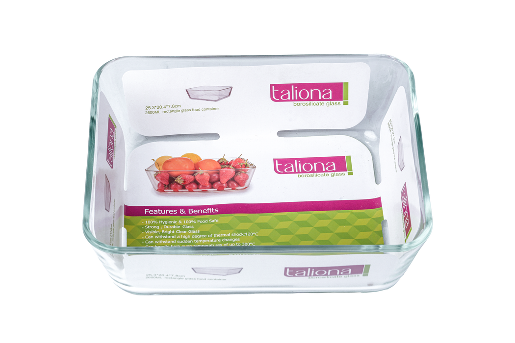 Rectangle Glass Baking Dish 2.6l