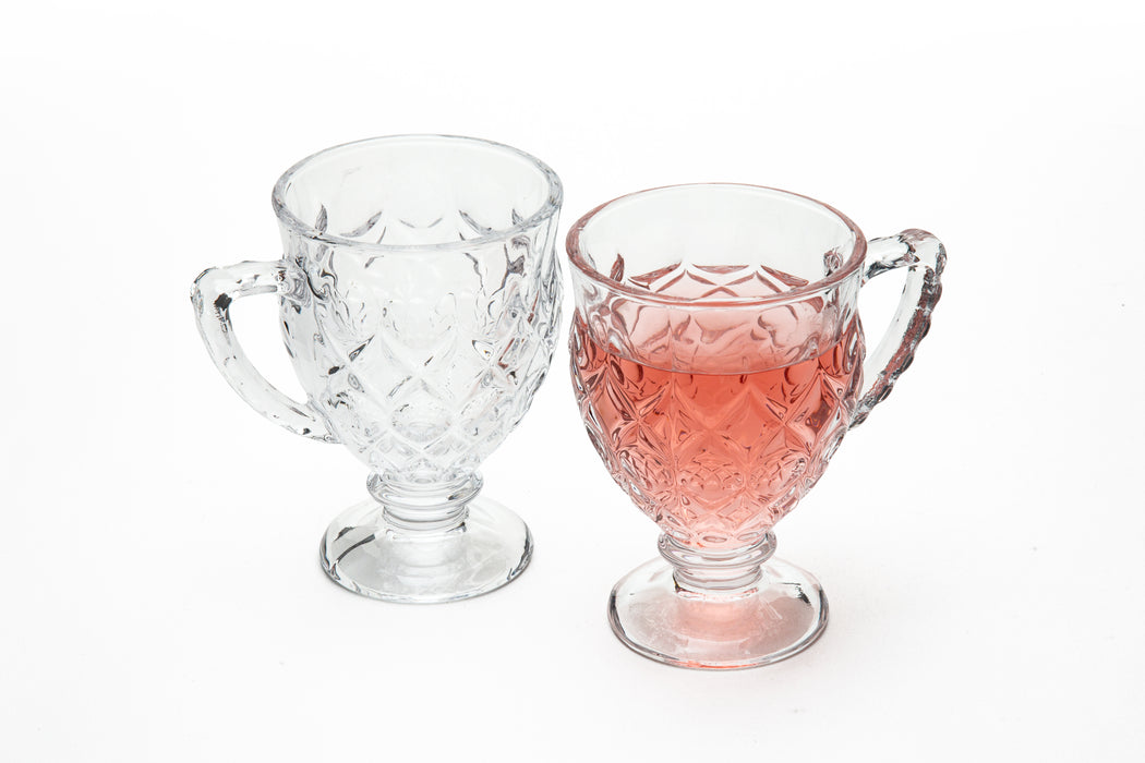 Angelica 6pc Glass Tea Cup Set 16cl