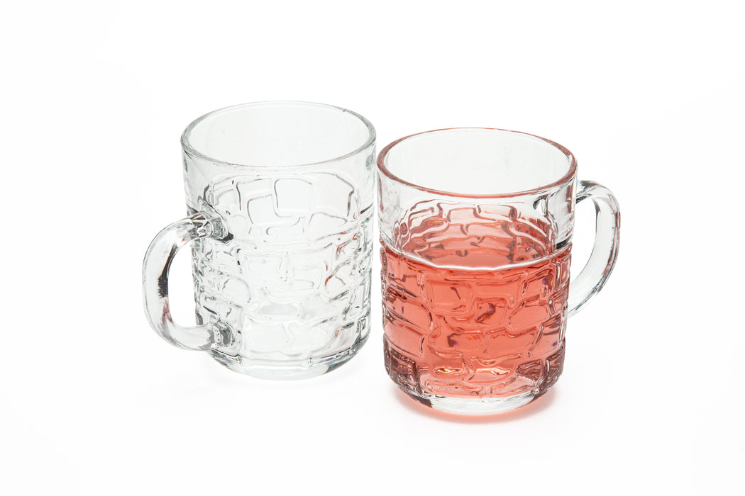 Gothique 6pc Glass Mug Set 24cl