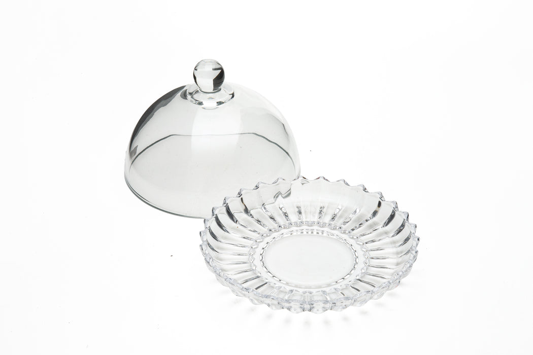 Jeneva Glass Cake Dome 18cm