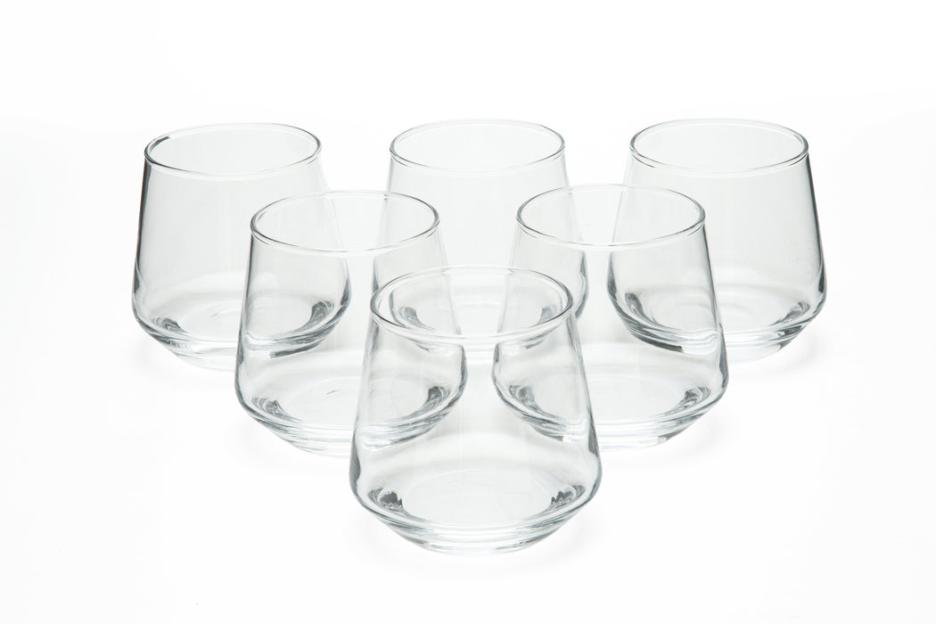 Lilly 6pc Glass O/F Tumbler Set 30cl