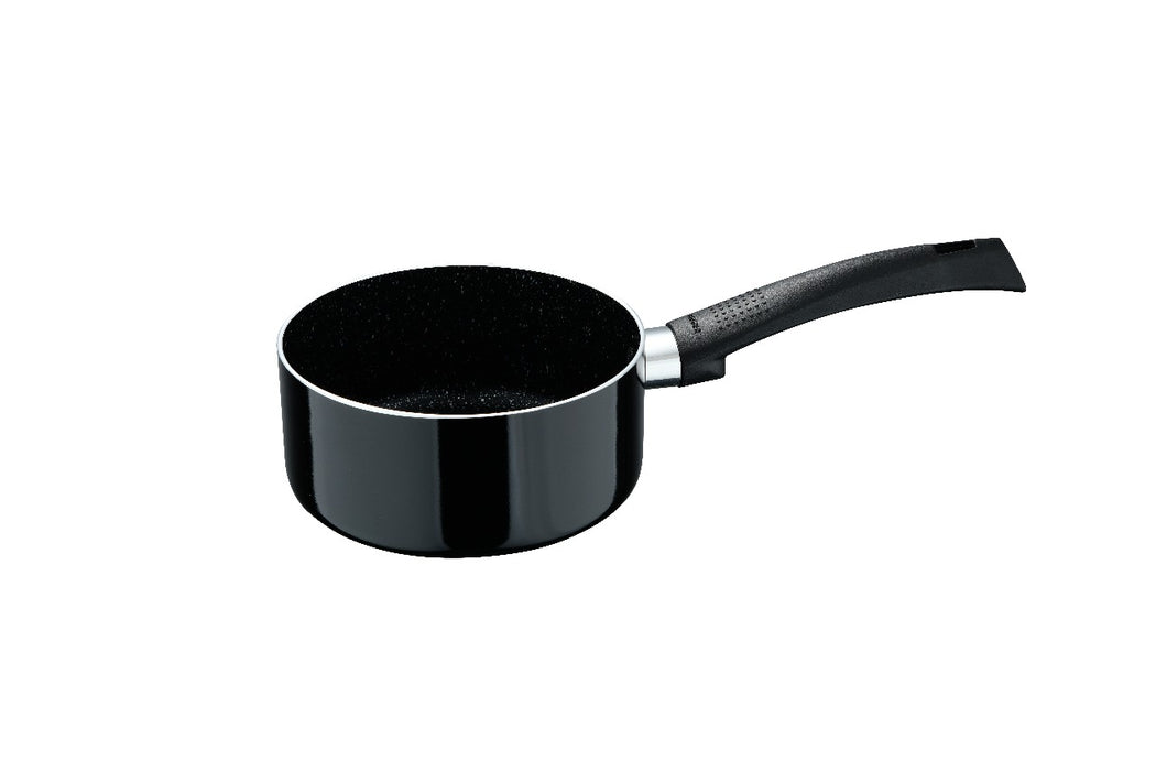 Shine Black Press Aluminum 9pcs Cookware Set With Induction Bottom