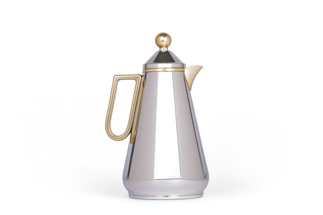 Velora Gold 2pc Stainless Steel Vacuum Flask Set 1l+1l