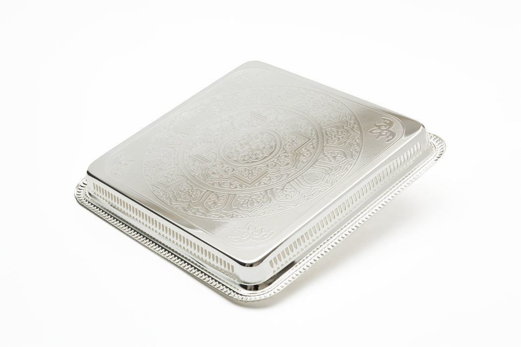 Silverplated Square Tray Vs Silver 29.3x29.3cm