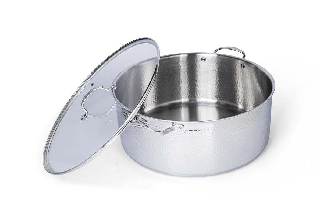 Hammered Tri-Ply Casserole 40cm