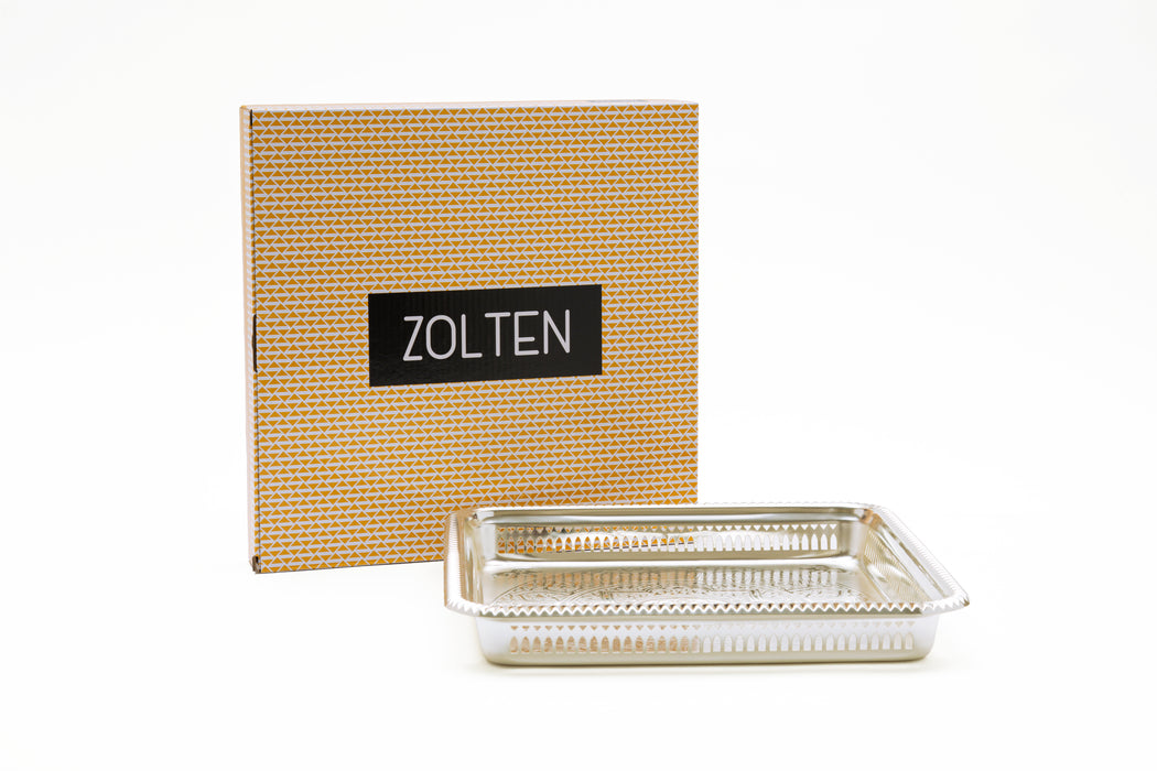 Silverplated Square Tray S Silver 35.3x35.3cm