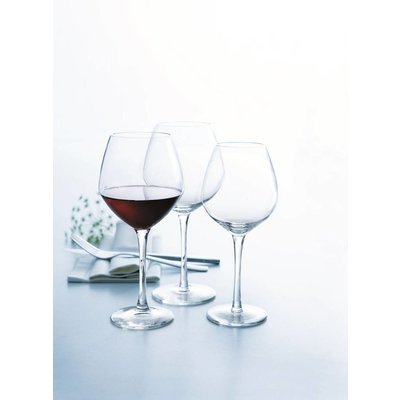 CHEF&SOMMELIER CABERNET 6 PCS VINS JEUNES STEM GLASS 35CL, CLEAR