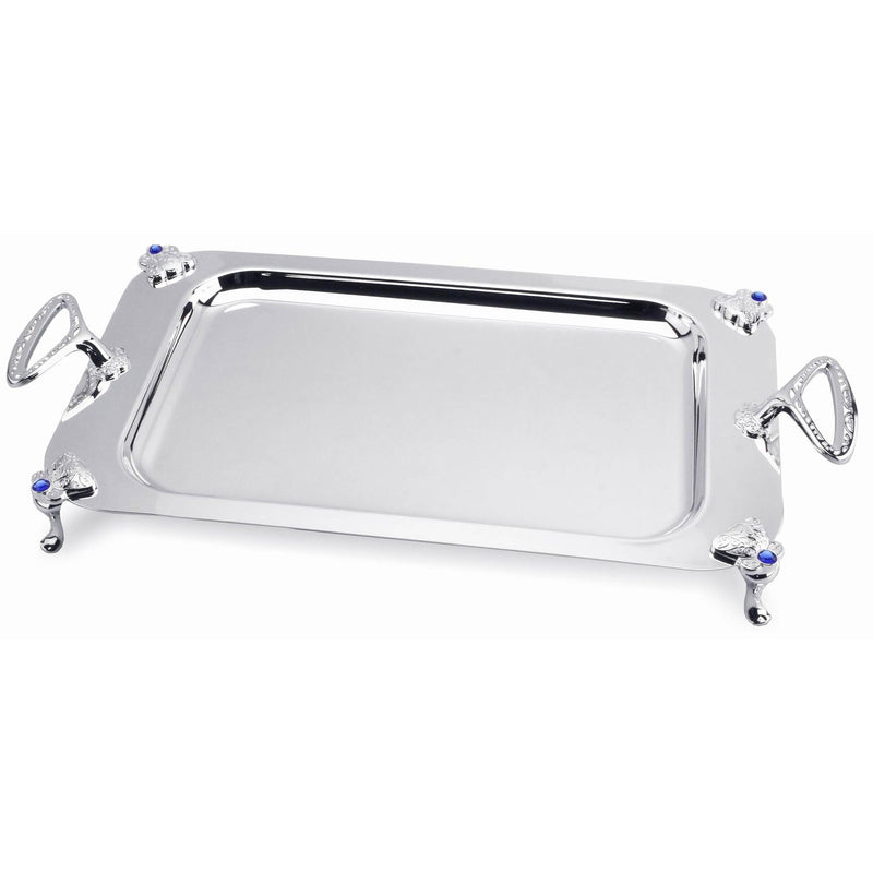 REGENT ROYAL STAINLESS RECTANGLE TRAY FOOD 50X27 CM, SILVER COLOR