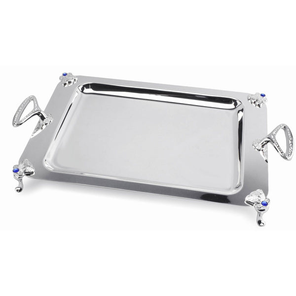 REGENT ROYAL STAINLESS RECTANGLE TRAY FOOD 50X31 CM, SILVER COLOR