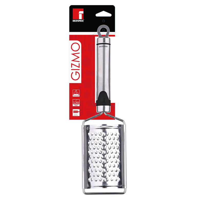 BERGNER GIZMO STAINLESS STEEL GRATER 24 CM, BLACK/SILVER COLOR