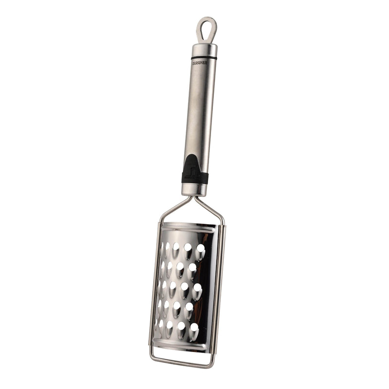 BERGNER GIZMO STAINLESS STEEL GRATER 23.5 CM, BLACK/SILVER COLOR