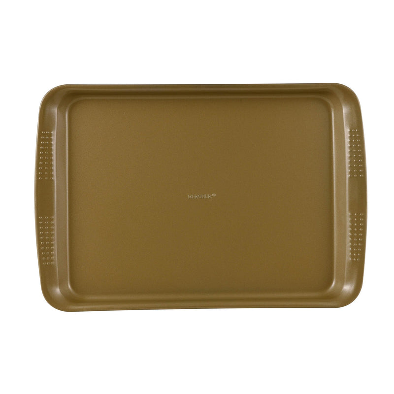 BERGNER BAKERIGHT PRO CARBON STEEL COOKIE SHEET 42.5 CM, TAN COLOR