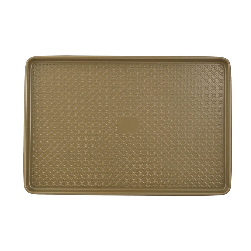 BERGNER BAKERIGHT PRO CARBON STEEL EXTRA LARGE OVEN TRAY 44.7 CM, TAN COLOR