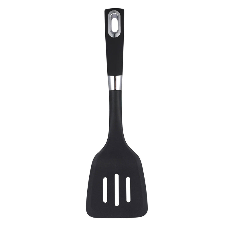 BERGNER ERGO NYLON SLOTTED TURNER 33.5 CM, BLACK COLOR