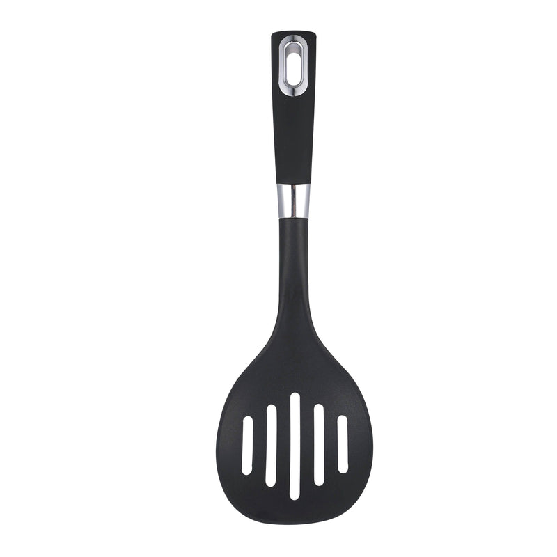 BERGNER ERGO NYLON COOKING SKIMMER 34.2 CM, BLACK COLOR