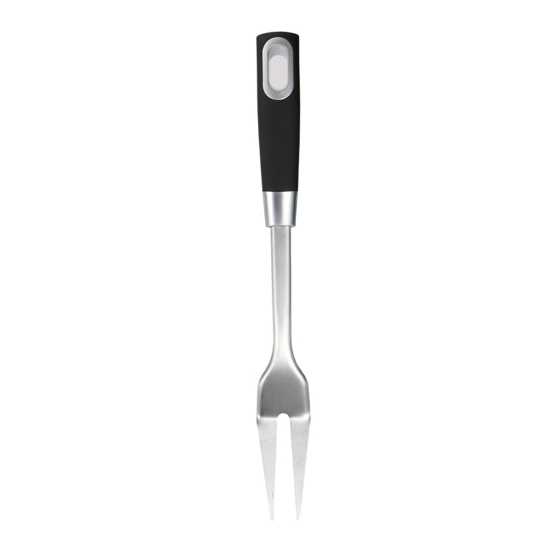 BERGNER ERGO STAINLESS STEEL MEAT FORK 33 CM, STAINLESS STEEL COLOR