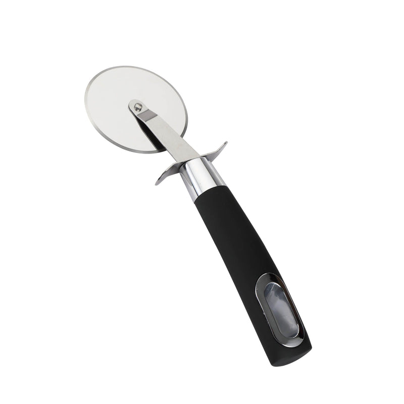 BERGNER ERGO STAINLESS STEEL PIZZA CUTTER 21.5 CM, BLACK/SILVER COLOR