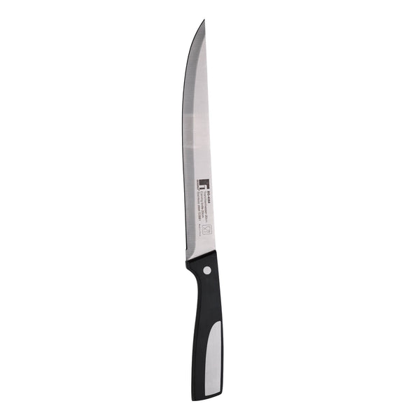 BERGNER RESA STAINLESS STEEL CARVING KNIFE 20 CM, BLACK/SILVER COLOR