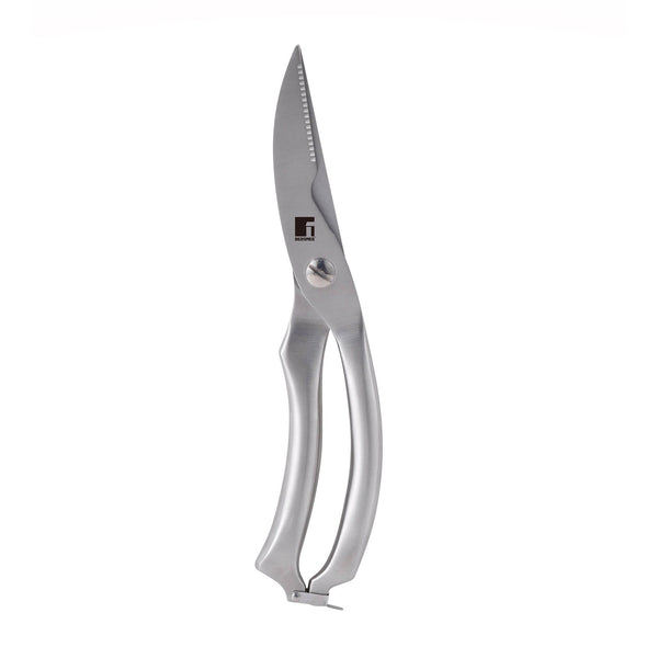 BERGNER UNIBLADE STAINLESS STEEL POULTRY SCISSORS 25 CM, SILVER COLOR